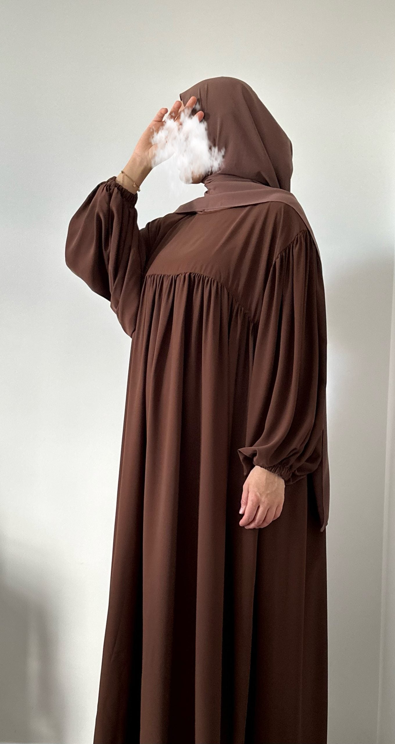 Abaya Rayhana en soie de Medine